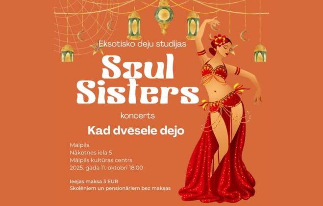 11.X Eksotisko deju koncerts &quot;Kad dvēsele dejo&quot; Mālpilī
