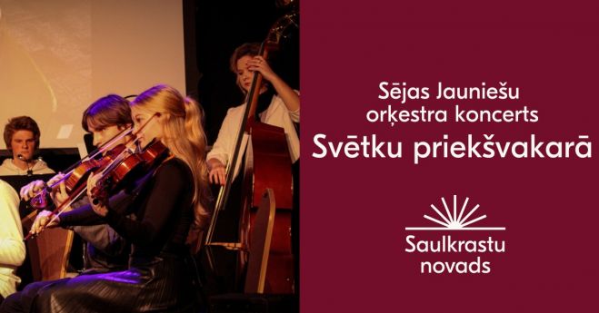 9.XI Sējas Jauniešu orķestra koncerts &quot;Svētku priekšvakarā&quot; Pabažos