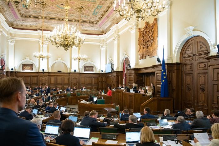 Foto - Ieva Ābele, Saeima, un "Ogres Vēstis Visiem"