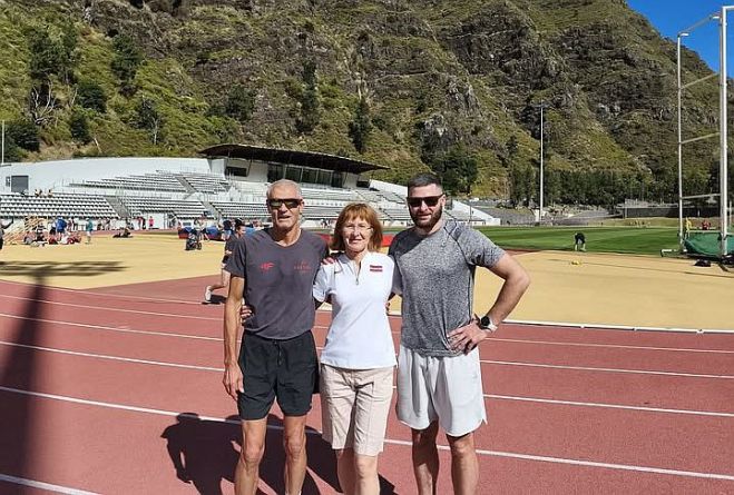 Pēterim Ārentam — 1. vieta 1500 m distancē. Foto – no personiskā arhīva