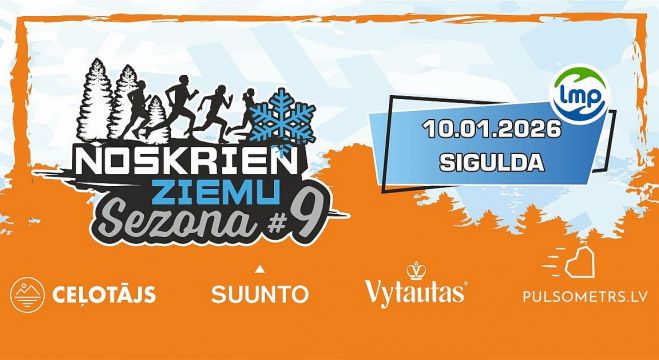 10.I Sacensību seriāla "Noskrien ziemu" trešais posms Siguldā