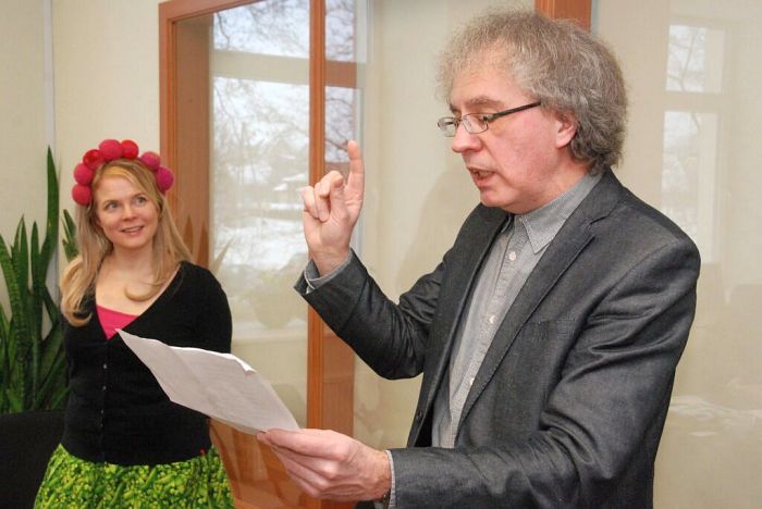 11.IX Saruna ar somu dzejnieci Heli Lāksonenu ciklā &quot;[Ie]nāc literatūrā&quot; Siguldā
