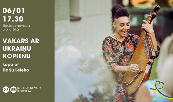 6.I Vakars ar ukraņu kopienu un mūziķi Darju Leleko Siguldā