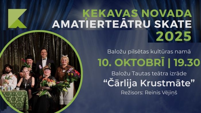 10.X Komēdija &quot;Čārlija krustmāte&quot; Baložos