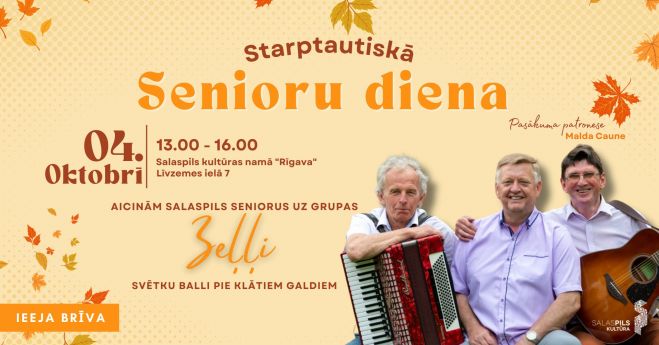 4.X Senioru dienai veltīta balle Salaspilī