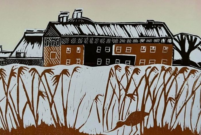 Attēls rakstam: 7.II Grafikas studijas "Estampa" nodarbība Zvejniekciemā