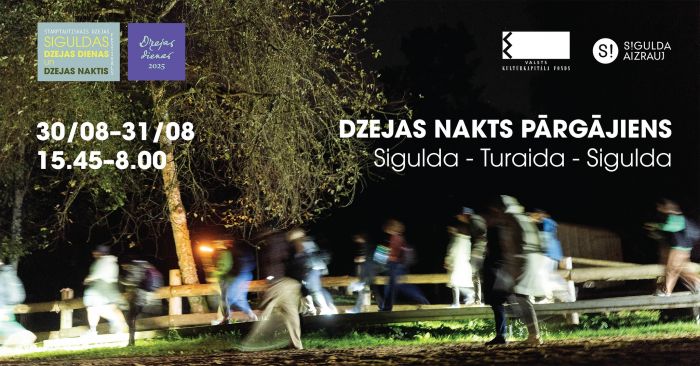 30.-31.VIII Dzejas nakts pārgājiens Siguldā