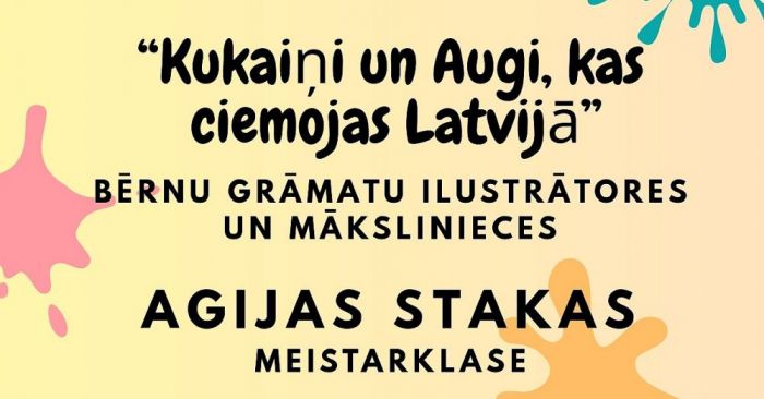 2.X Agijas Stakas meistarklase &quot;Kukaiņi un augi, kas ciemojas Latvijā&quot; Olainē