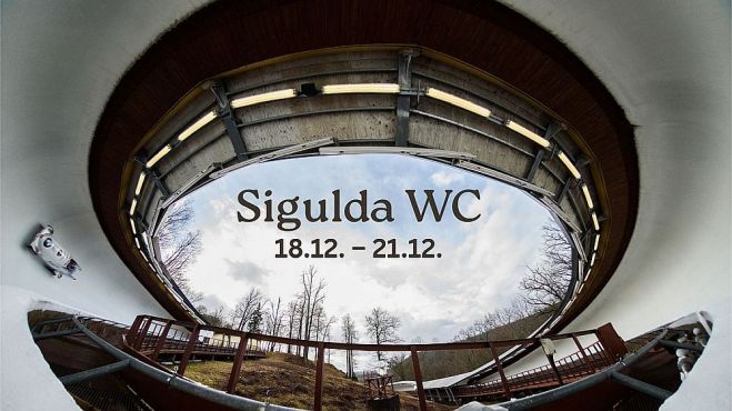 18.-21.XII Pasaules kausa izcīņas posms bobslejā un skeletonā Siguldā