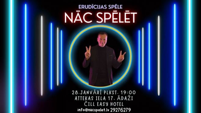 28.I Erudīcijas spēle "Nāc spēlēt" Ādažos