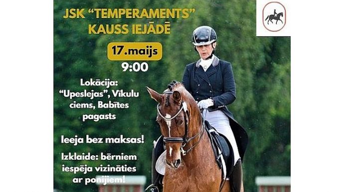 17.V Jātnieku sporta kluba "Temperaments" kauss iejādē Vīkuļos