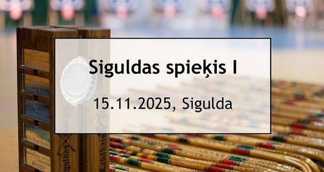 15.XI Loka šaušanas sacensības "Siguldas spieķis" Siguldā