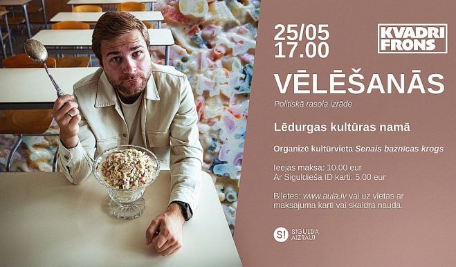 25.V Politiskā rasola izrāde &quot;Vēlēšanās&quot; Lēdurgā