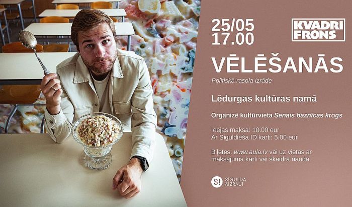 25.V Politiskā rasola izrāde &quot;Vēlēšanās&quot; Lēdurgā