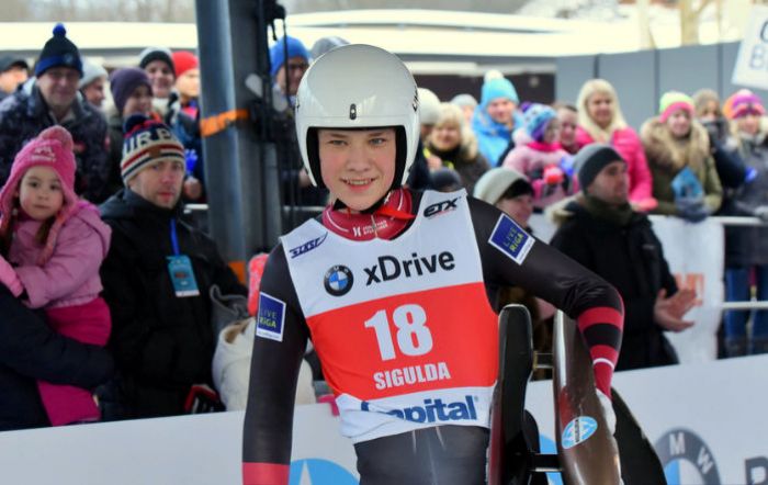 Siguldietis Bērziņš kļuvis par Pasaules kausa ieguvēju kamaniņu sportā jauniešiem