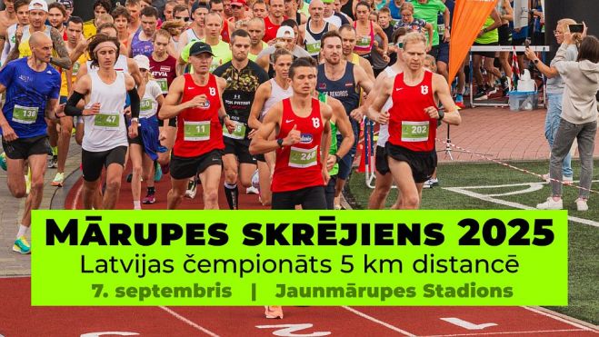 7.IX Latvijas čempionāts 5 km šosejas skrējienā Jaunmārupē