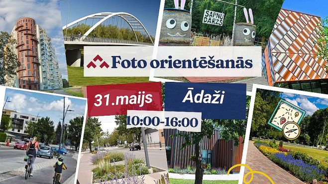 31.V Foto orientēšanās Ādažos