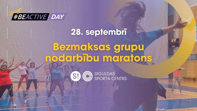 28.IX Bezmaksas grupu nodarbību maratons Siguldā