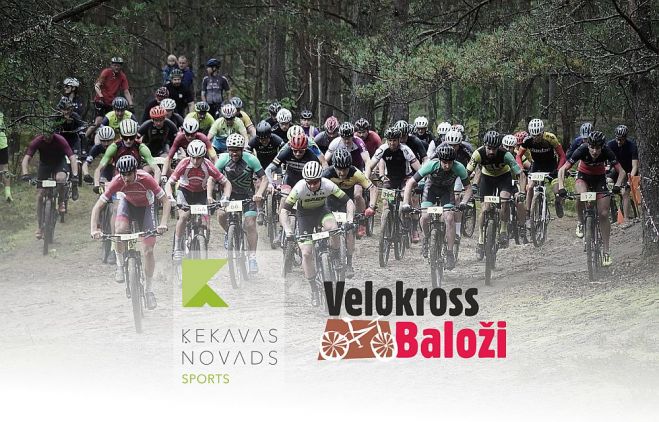 18.V Velokrosa &quot;Baloži 2025&quot; trešais posms Baložos