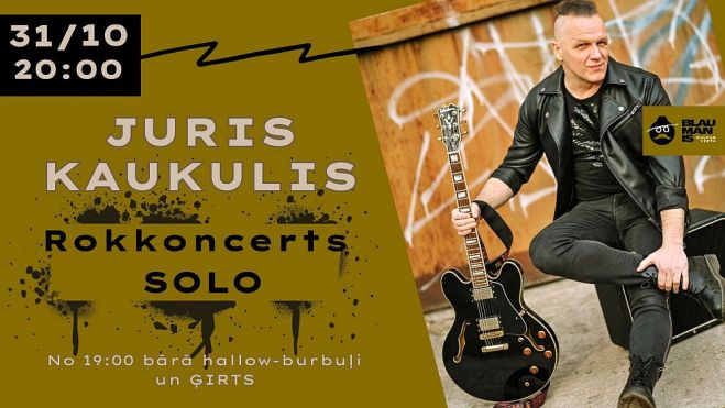 31.X Juris Kaukulis programmā "Rokkoncerts solo" Siguldā