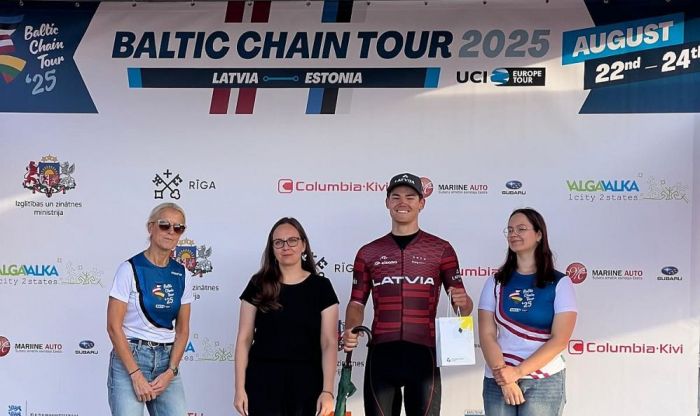 Attēls rakstam: Belohvoščiks uzvar starpfinišā un izcīna ceturto vietu "Baltic Chain Tour" 1.B posmā