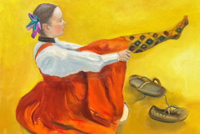 10.I Laurencijas Sazones gleznu izstādes "Gleznu duets" atklāšana Piņķos