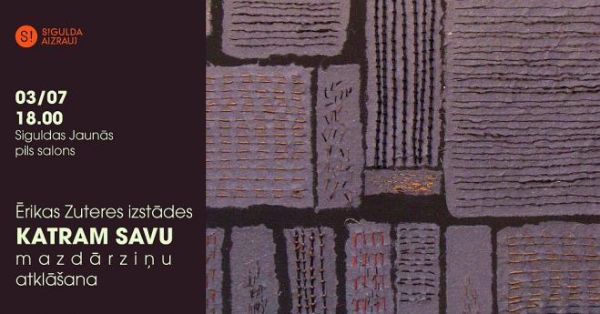 3.VII Mākslinieces Ērikas Zuteres darbu izstādes &quot;Katram savu mazdārziņu!&quot; atklāšana Siguldā