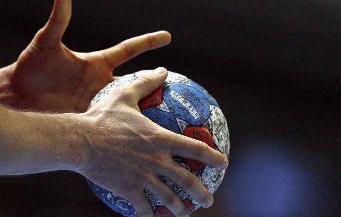 Attēls rakstam: 3.II Latvijas handbola čempionāta ceturtdaļfināla spēle Salaspilī