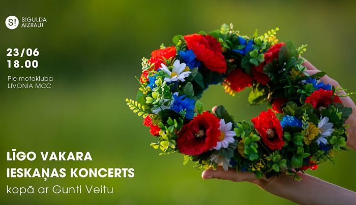 23.VI Līgo vakara ieskaņas koncerts ar Gunti Veitu Lēdurgā