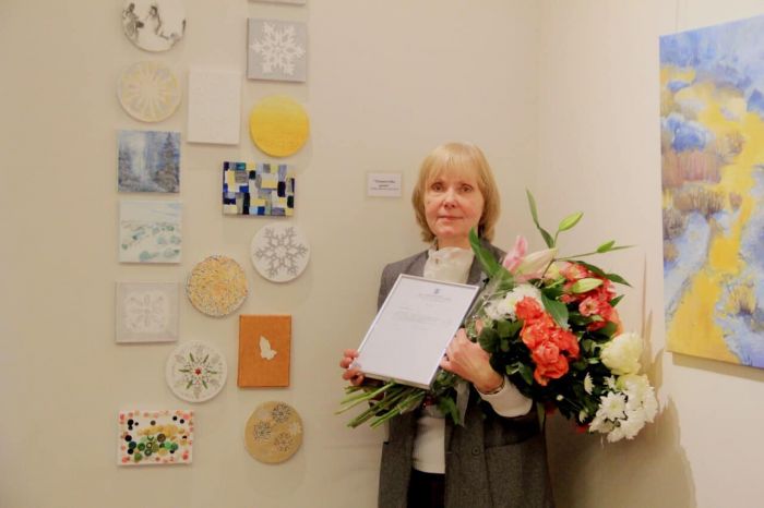 Rita Adumāne tēlotājmākslas studiju "SidrabOta" vada kopš 2006. gada. Foto - no personīgā arhīva