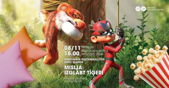 8.XI Animācijas filma &quot;Misija: izglābt tīģeri&quot; Mālpilī