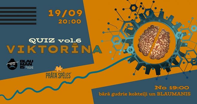 19.IX Viktorīna &quot;QUIZ vol.5&quot; Siguldā