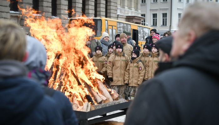 Attēls rakstam: Rinkēvičs: Barikādes atgādina, ka valsts nav tikai robežstabi, ēkas un lozungi