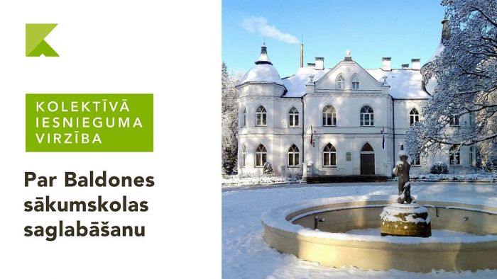 Attēls rakstam: Pašvaldībā atbalsta kolektīvā iesnieguma par Baldones sākumskolas saglabāšanu turpmāku virzību