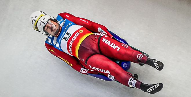 Foto - twitter.com/FIL_Luge un Latvijas Kamaniņu sporta federācija