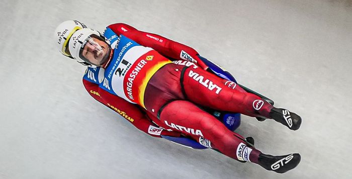 Foto - twitter.com/FIL_Luge un Latvijas Kamaniņu sporta federācija