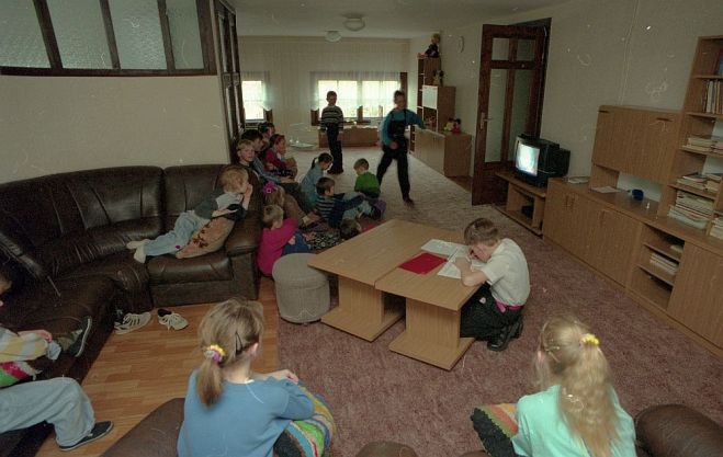 Lauberes bērnunams, 1998. gads. Foto – Digitālā bibliotēka
