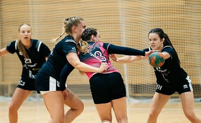 23.X Latvijas dāmu handbola čempionāta spēle Salaspilī