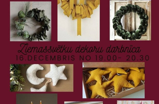 16.XII Ziemassvētku dekoru darbnīca Carnikavā