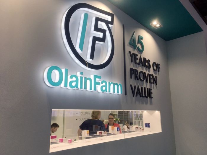 "Olainfarm" apgrozījums novembrī audzis par 8%