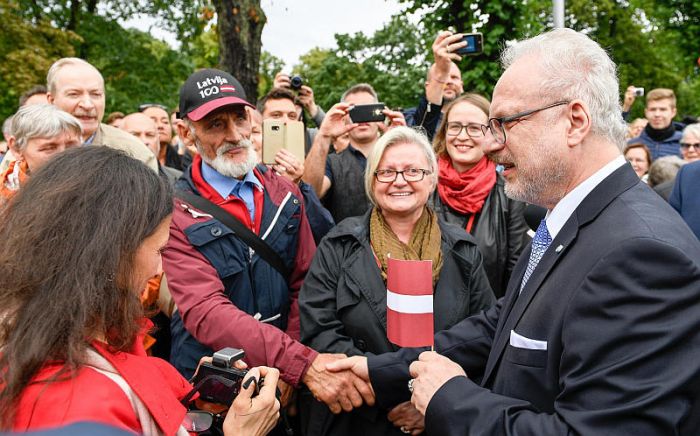 Foto - Una Griškeviča un Valsts prezidenta kanceleja