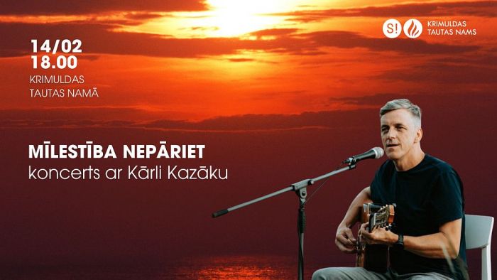 Attēls rakstam: 14.II Kārļa Kazāka koncerts "Mīlestība nepāriet" Raganā