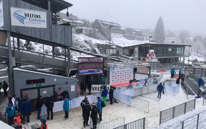 Pasaules čempionāts Latvijas kamaniņu braucējiem beidzas ar diskvalifikāciju stafetē