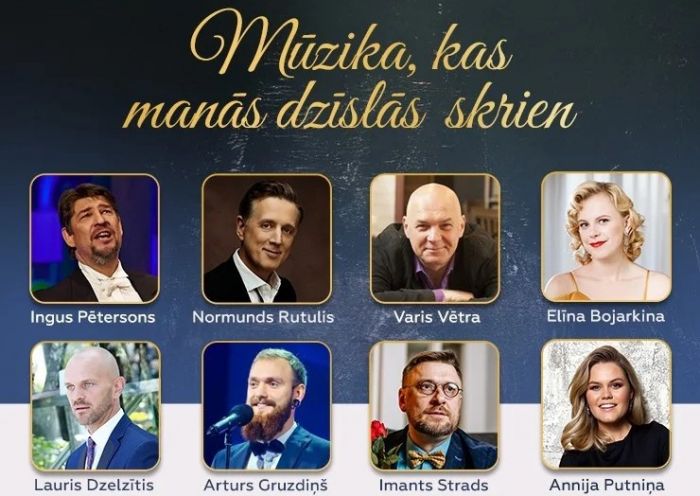 8.VIII Ivara Vīgnera jubilejas koncertprogramma &quot;Mūzika, kas manās dzīslās skrien&quot;