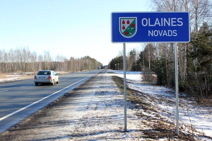 Olainē centrā demontētā pulksteņa vietā paredzēti jauni vides elementi