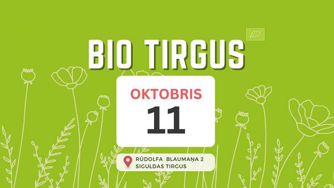 11.X Bio tirgus un rudens garšu meistarklase ar Elmāru Tanni Siguldā
