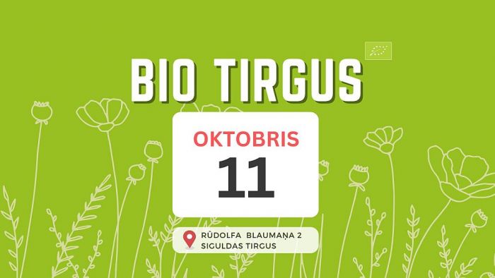 11.X Bio tirgus un rudens garšu meistarklase ar Elmāru Tanni Siguldā