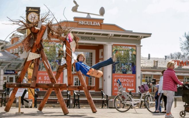 Foto no 2019. gada Siguldas Šūpļu festivāla. Foto - Siguldas novada pašvaldība