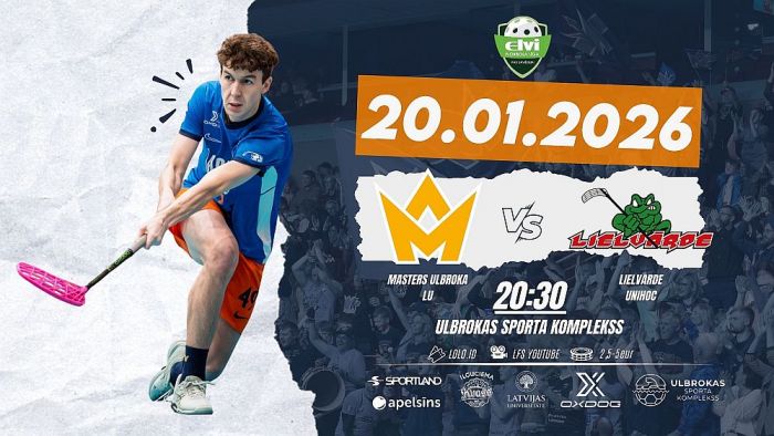 20.-21.I Latvijas florbola virslīgas spēles Ulbrokā un Ķekavā