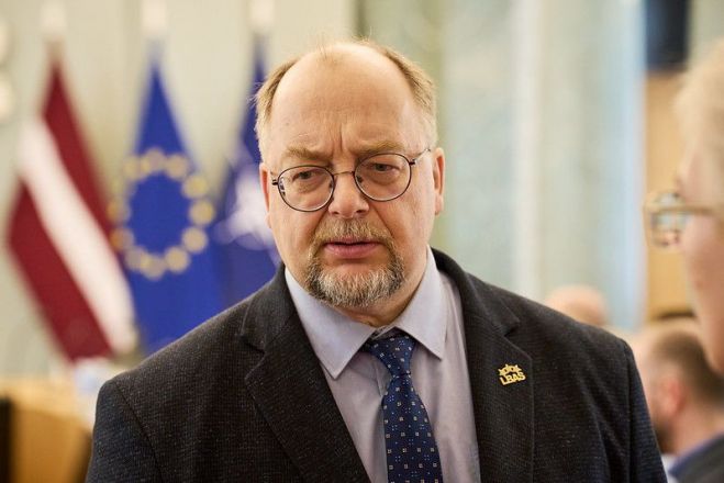LBAS priekšsēdētājs Egils Baldzēns. Foto - Gatis Rozenfelds, Valsts kenceleja
